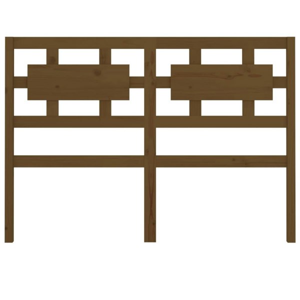Berkfield Bed Headboard Honey Brown 205.5x4x100 cm Solid Wood Pine