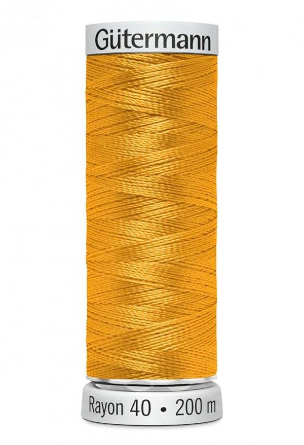 Gutermann No 40 Sulky Rayon Embroidery Thread 200m Rayon Thread Suitable For Embroidery