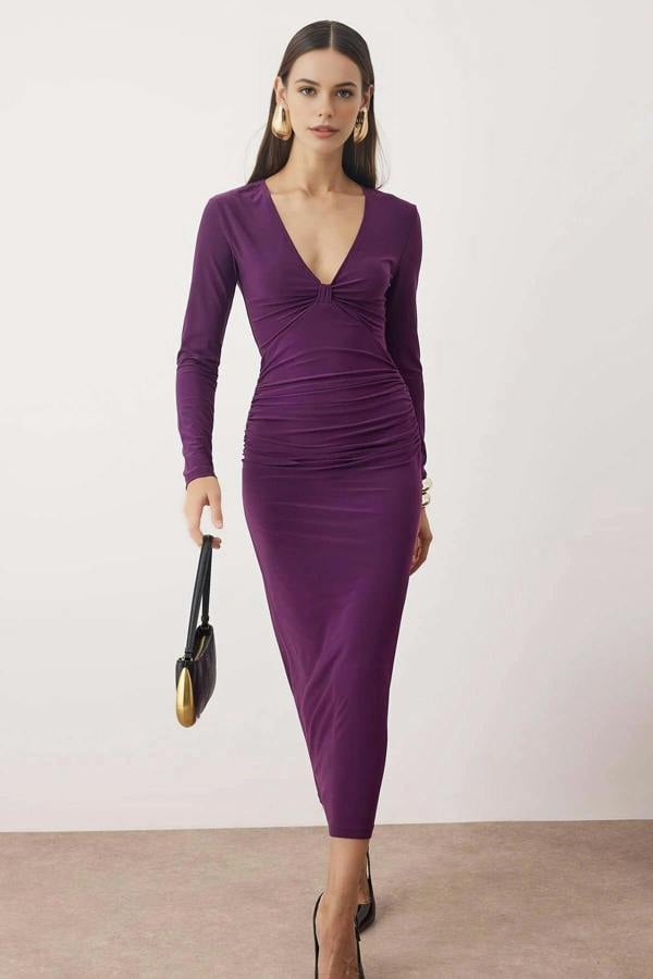 WOVCOR Maxi Lined Dress