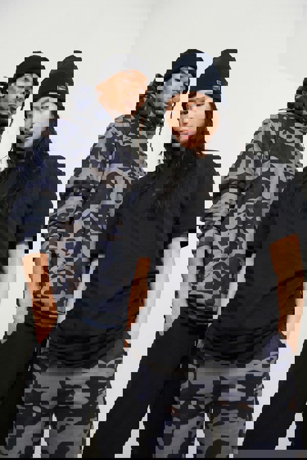 ADULT SNOODY™ BEANIE HAT - BLACK