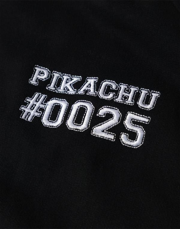 Pokemon Boys Black Pikachu Varsity Jacket