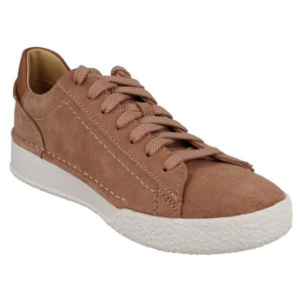 Clarks Ladies Clarks Wedge Heeled Trainers Craft Cup Lace