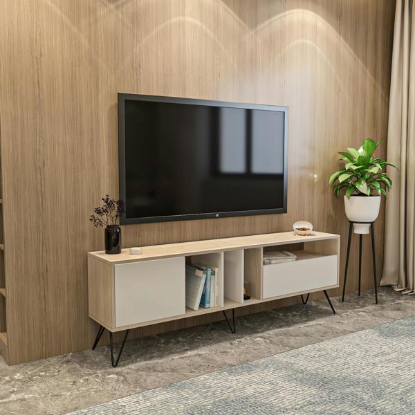 Decorotika Mistico Modern Tv Stand TV Cabinet for TV's up to 71"