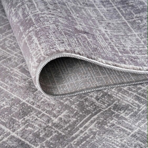 The Rugs Rustic Grey Scandi Design Rug