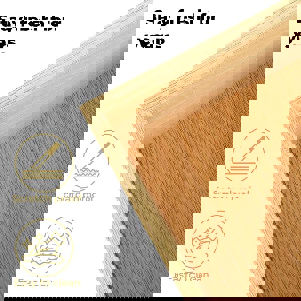 Toque Bamboo Expandable Kitchen Drawer Organiser 3-5 Slot Waterproof Storage