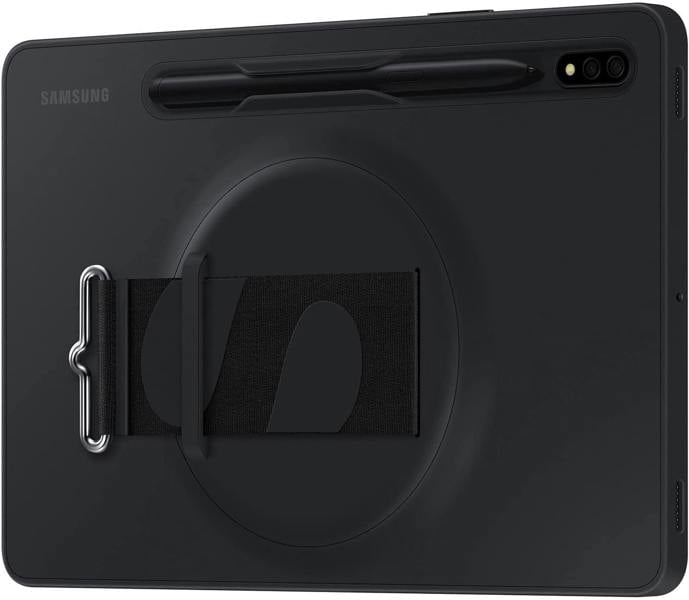 Samsung Galaxy Tab S7/S8 Strap Cover Black - EF-GX700CBEGWW