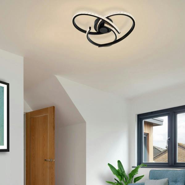 COSYLYTE Moora 3 Light Integrated LED Curved Ceiling Light