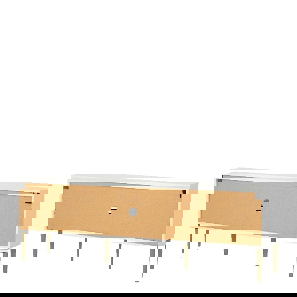 Furniture To Go Media TV Unit with 2 Doors 1 Drawer in White