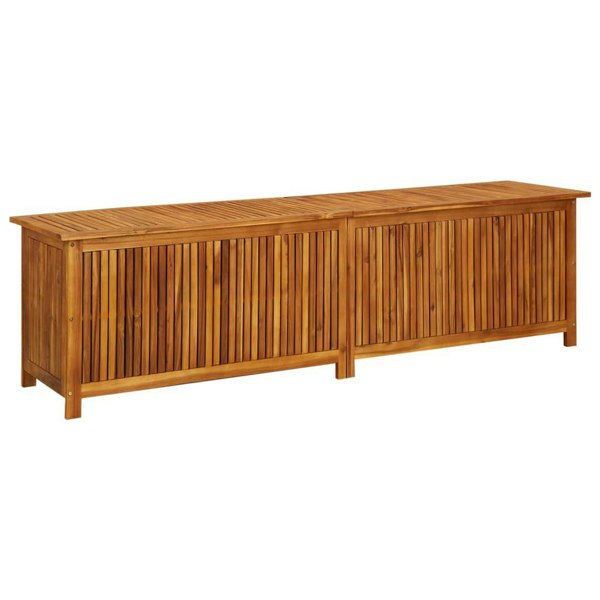 Berkfield Garden Storage Box 200x50x58 cm Solid Acacia Wood