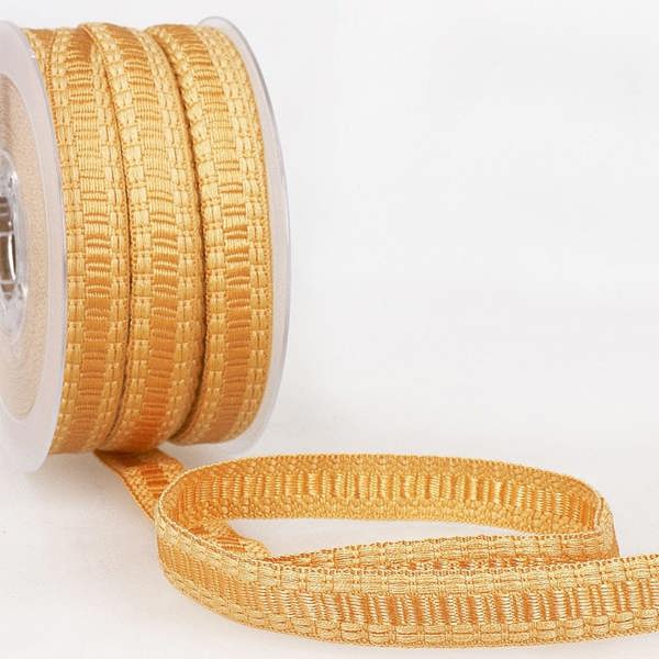 Stephanoise 14mm Flat Braid Trim Golden Yellow - per metre