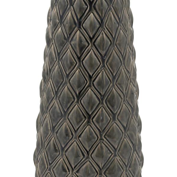 Hill Interiors Seville Collection Alpine Vase - Grey - 