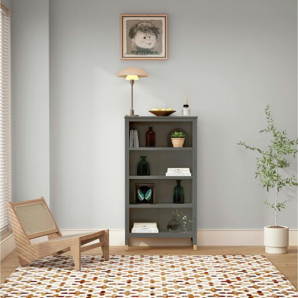 Cabinet Bits Palazzi 4 Tier Bookcase H127 W69 D25cm