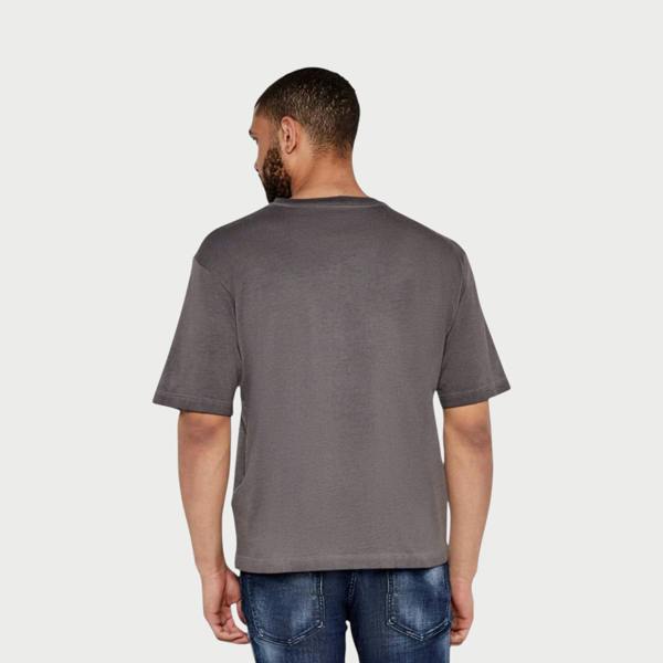 Dsquared2 Loose Fit Fade Cartoon Logo Grey T-Shirt