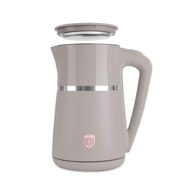 Berlinger Haus Taupe Double Wall Electric Kettle BH9863 Berlinger Haus