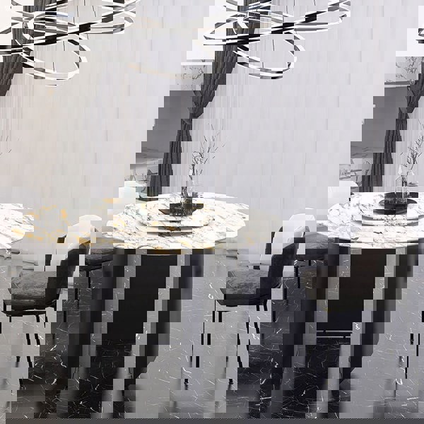 Philand Dining Chair, Velvet-Weilai concept-Weilai Concept