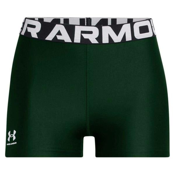 Under Armour Womens/Ladies HeatGear Compression Shorts - Forest Green - 