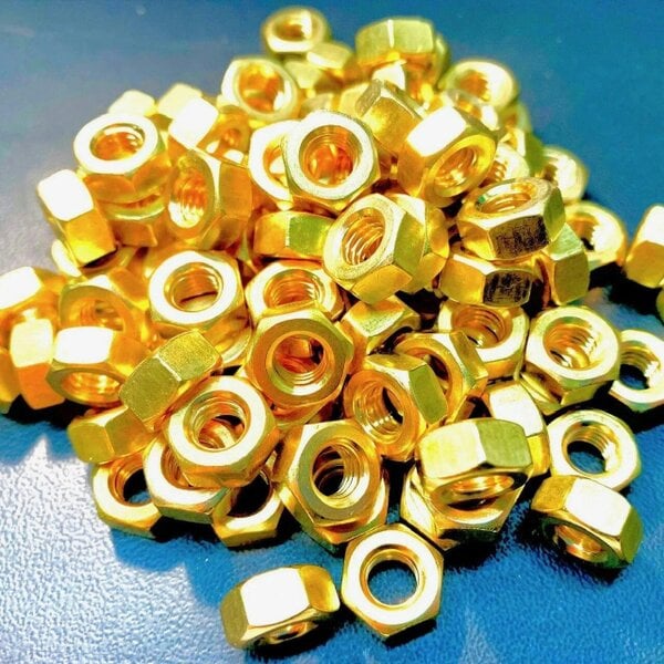 Fixaball BA Hex Full Nut Brass DIN934
