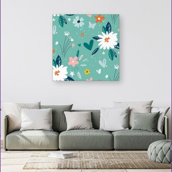 Warren Reed Garden Summer Flowers Canvas