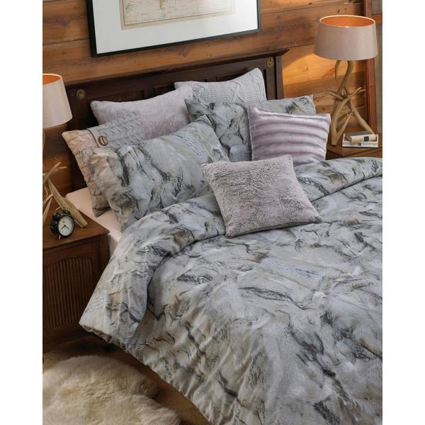 Riva Home Montana Duvet Set - Silver - 