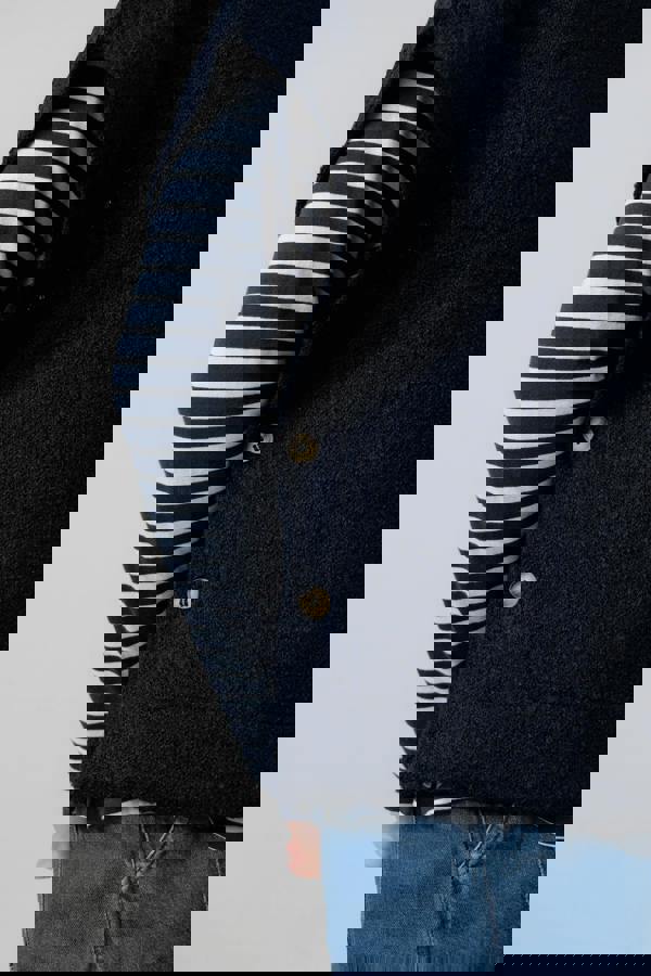 Lily & Me Tabitha Boucle Knit Tank Navy