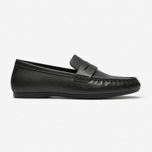 FitFlop DELICATO LEATHER Loafer Shoes in Black