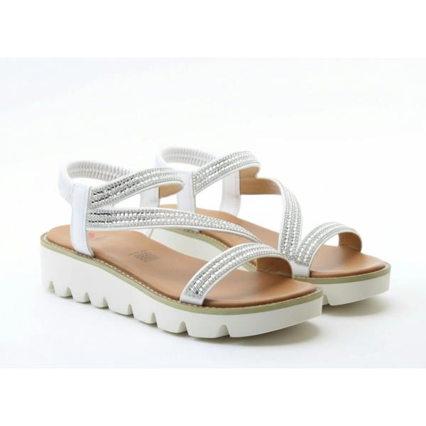 Heavenly Feet Heavenly Feet FRESCO Womens Slingback Sandals White