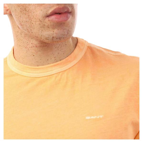 Gant Mens Cotton Regular T-Shirt - Orange - 