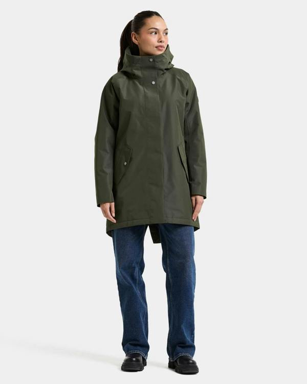 Didriksons Womens Alana Parka 2 - Deep Green 300