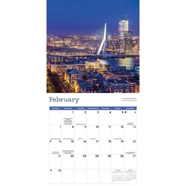 Europe The Netherlands Calendar 2027, Wall Calendars, Month To View, Travel, Gift