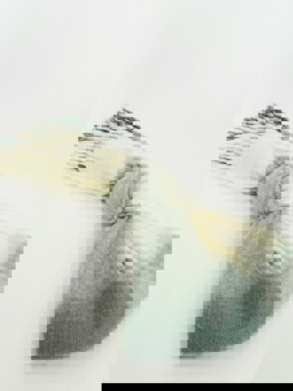 SVNX Chunky Grey and White Check Scarf