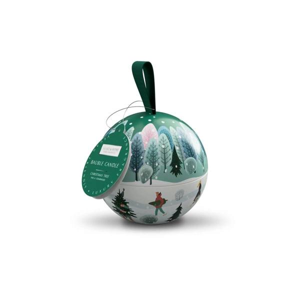 Heart & Home Christmas Tree - Tin Candle