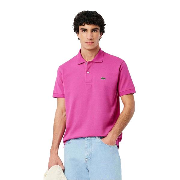 Lacoste Mens L.12.12 Original Polo Shirt - Pink - 