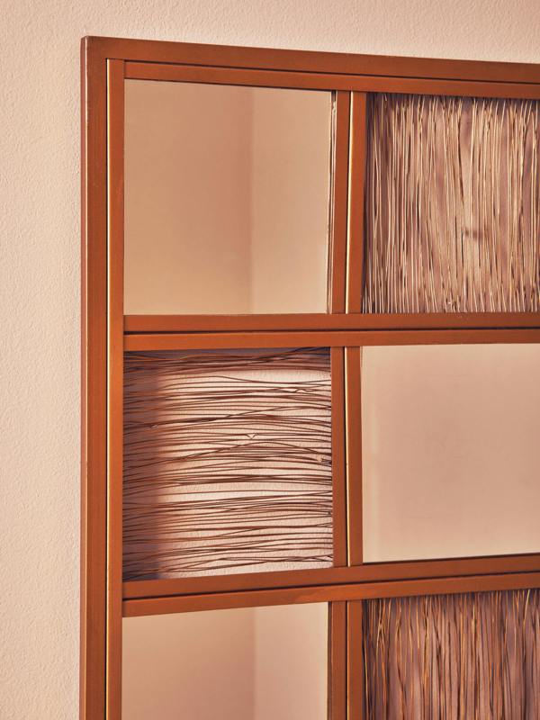 Interiors by Premier Enzo Gold Wire Wall Mirror