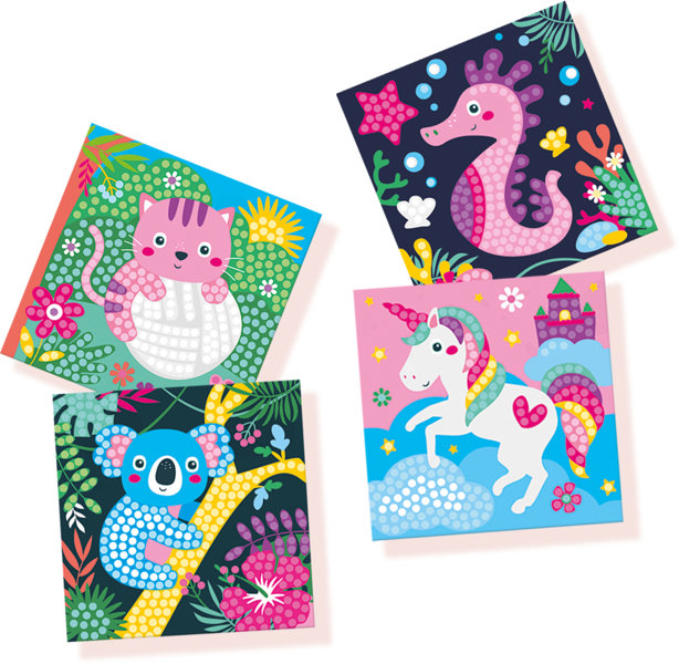 SES Creative Diamond painting - Happy animals