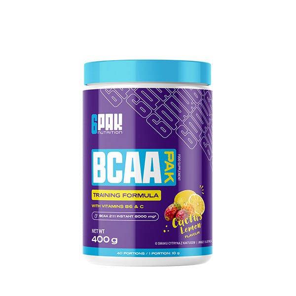 6PAK  BCAA Pak, Cactus Lemon - 400g