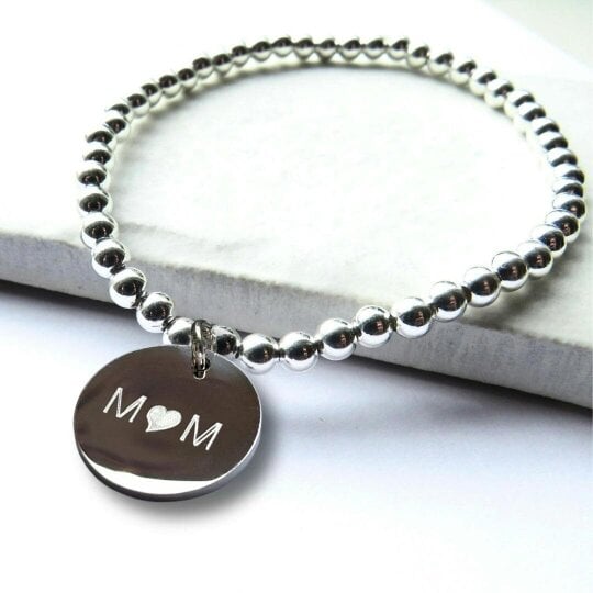 Aye Do Gifts Mum with Heart Disc Bracelet