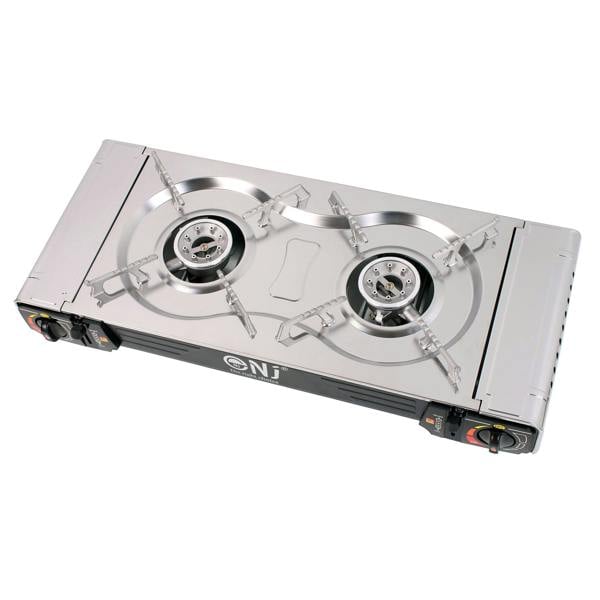 Two-burner outdoor gas stove 