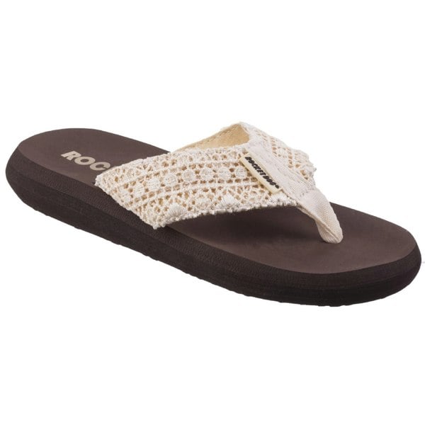 Rocket Dog Womens/Ladies Spotlight Slip On Sandals - Natural/Multicoloured
