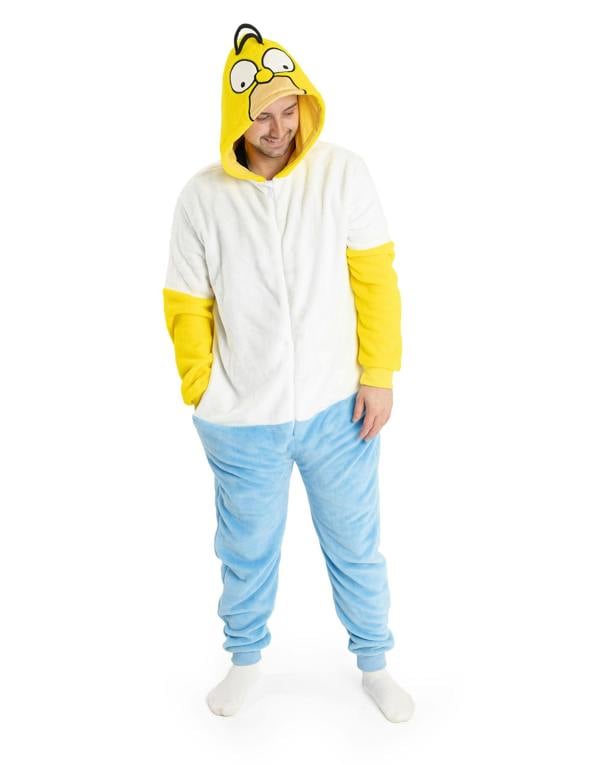 The Simpsons Mens Multicoloured Homer Onesie