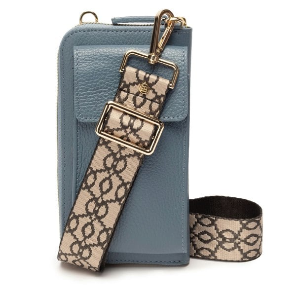 Elie Beaumont Phonebag Light Blue (Baroque strap)