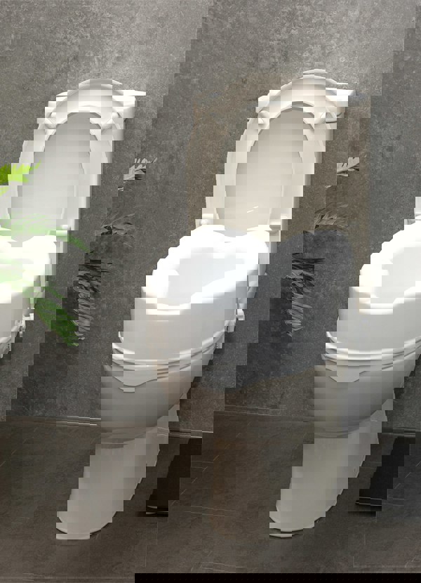 Aidapt 6 Inch Raised Toilet Seat No Lid