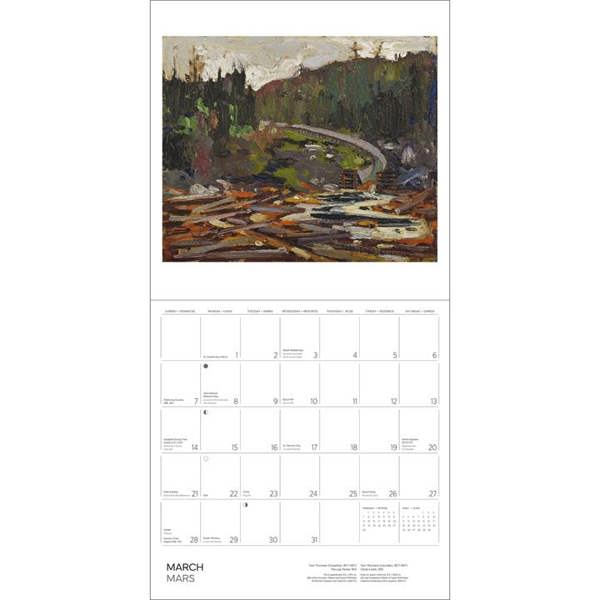 Tom Thomson Calendar 2027, Wall Calendars, Month To View, Art, Gift