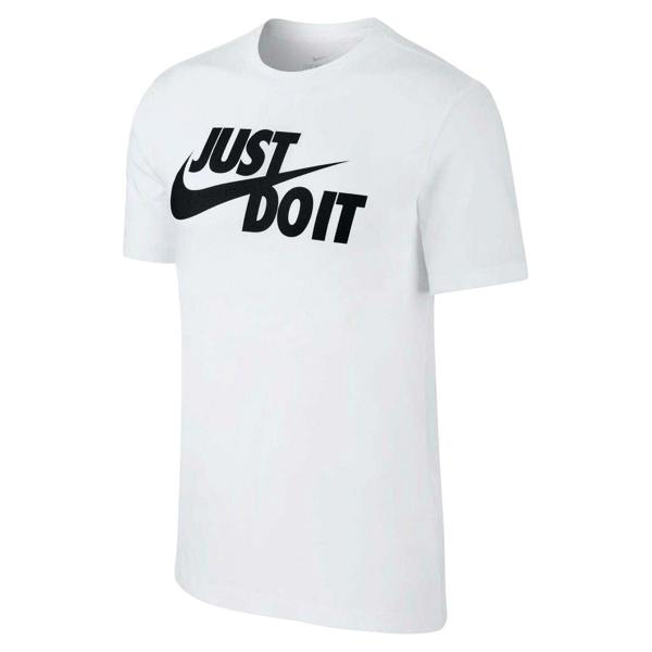 Nike Mens Just Do It T-Shirt - White/Black - 