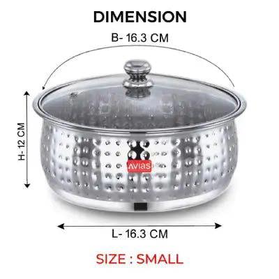 AVIAS INDUS 20G HAMMERED FOOD SERVER MEDIUM