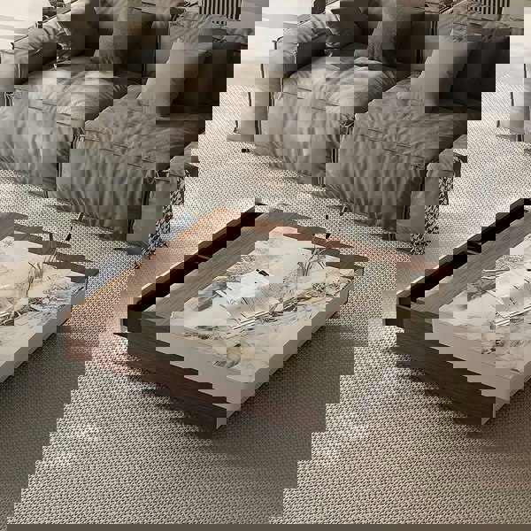 Weilai Concept Grimaldi Extendable Coffee Table, Square Coffee Table