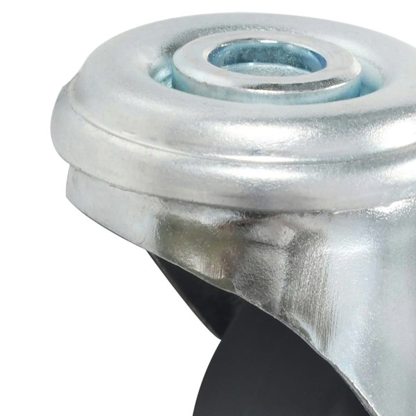 Berkfield 12 pcs Bolt Hole Swivel Casters 50 mm