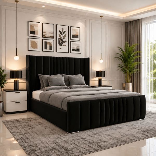 Paradise Beds Oxford Winged Divan Ottoman Bed