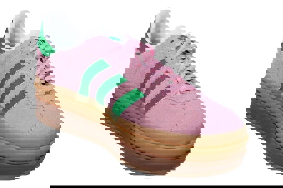 Adidas Originals Gazelle Bold Womens Trainers Sneakers IE0420 - Pink Green White Ie0420 - Photo 3