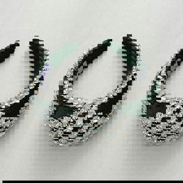 Black Headpiece Wedding Headband Races Headpiece Crystal