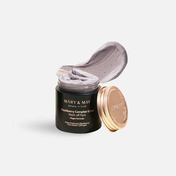 MARY & MAY Blackberry Complex Glow Wash off Pack 125g